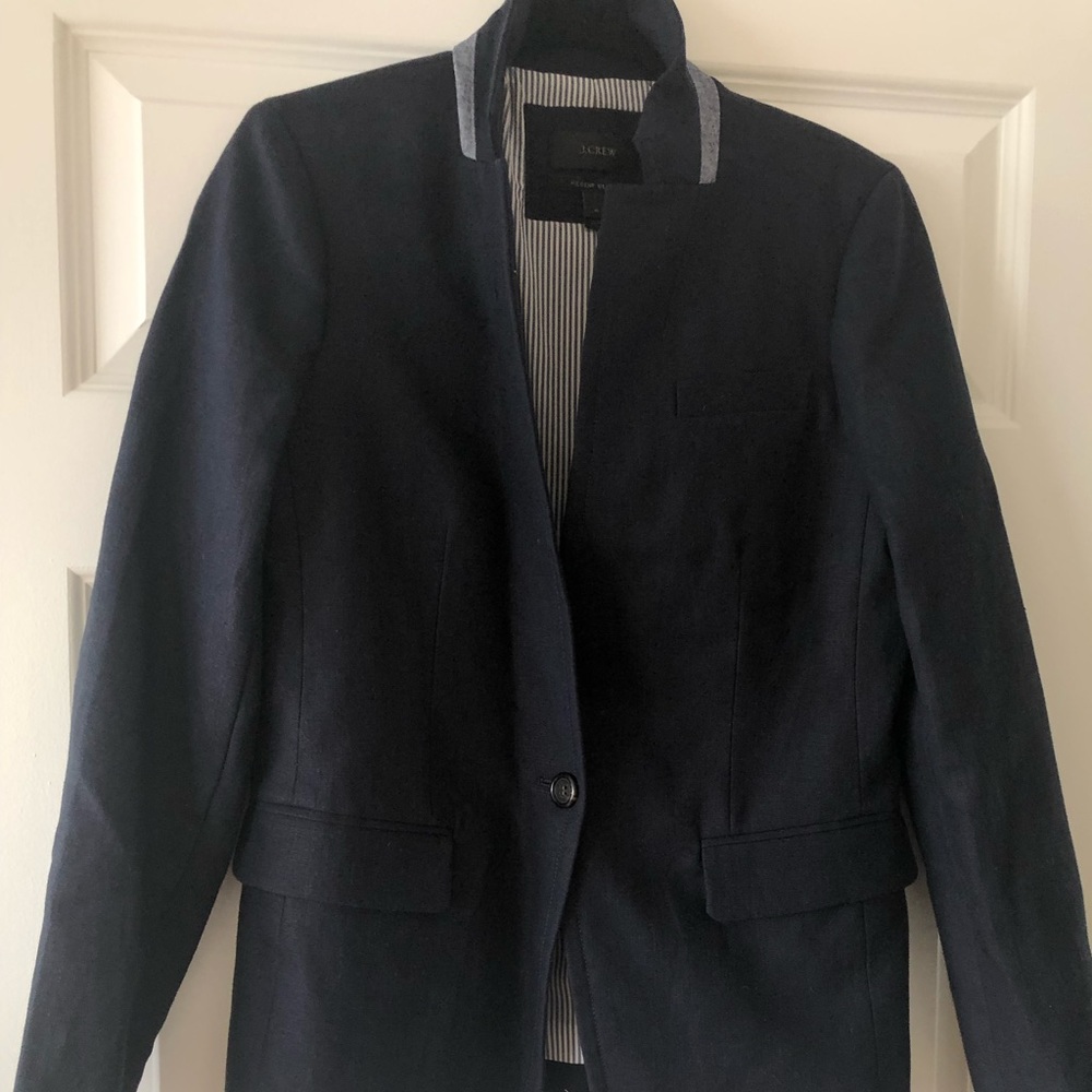 NWT J.Crew Ladies Linen Blazer Sz4